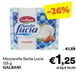 Unes Mozzarella Santa Lucia GALBANI offerta