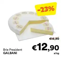 Unes Brie President GALBANI offerta