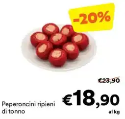 Unes Peperoncini ripieni di tonno offerta