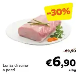 Unes Lonza di suino a pezzi offerta