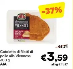 Unes Cotoletta di filetti di pollo alla Viennese AIA offerta
