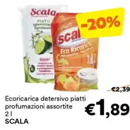 Unes Ecoricarica detersivo piatti SCALA offerta