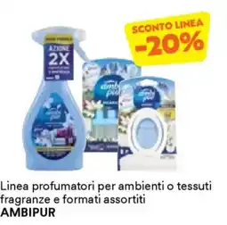 Unes Linea profumatori per ambienti o tessuti fragranze AMBIPUR offerta