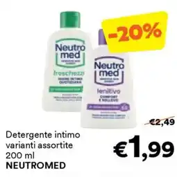 Unes Detergente intimo NEUTROMED offerta