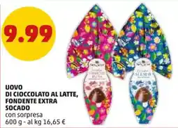 PENNY Uovo di cioccolato al latte, fondente extra SOCADO offerta