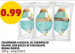 PENNY Colombina classica, al caramello salato, con gocce di cioccolato REGALI BONTÀ offerta