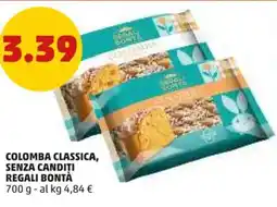 PENNY Colomba classica, senza canditi REGALI BONTÀ offerta