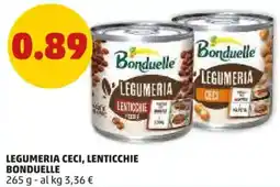 PENNY Legumeria ceci, lenticchie BONDUELLE offerta