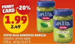 PENNY Pesto alla genovese BARILLA offerta