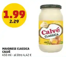 PENNY Maionese classica CALVÈ offerta