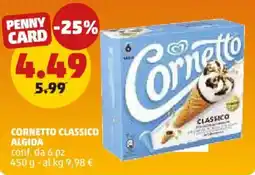 PENNY Cornetto classico ALGIDA offerta