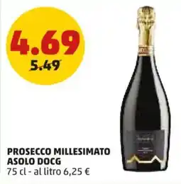 PENNY Prosecco millesimato asolo DOCG offerta