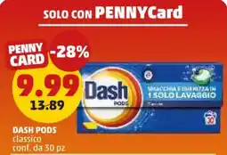 PENNY Dash pods classico offerta