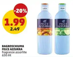 PENNY Bagnoschiuma FELCE AZZURRA offerta