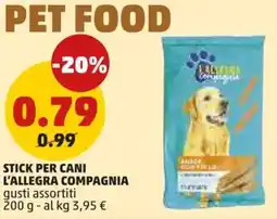 PENNY Stick per cani L'ALLEGRA COMPAGNIA offerta