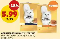 PENNY Gourmet gold mousse, tortino offerta