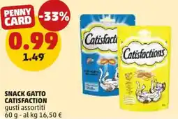 PENNY Snack gatto CATISFACTION offerta