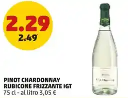PENNY Pinot chardonnay rubicone frizzante IGT offerta