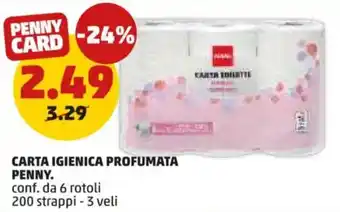 PENNY Carta igienica profumata PENNY. offerta