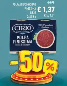 Conad Polpa di pomodoro finissima CIRIO offerta