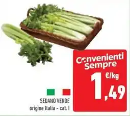 Conad Sedano verde offerta