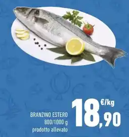 Conad Branzino estero offerta
