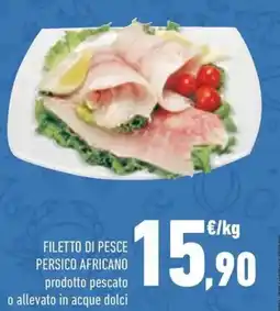 Conad Filetto di pesce persico africano prodotto pescato o allevato in acque dolci offerta