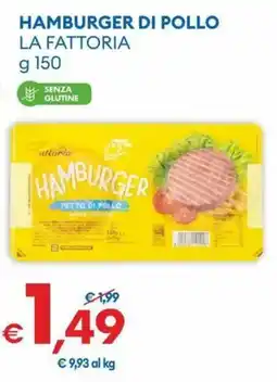 MD Discount Hamburger di pollo LA FATTORIA offerta
