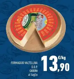 Conad Formaggio valtellina d.o.p. casera offerta