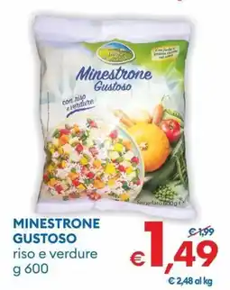 MD Discount Minestrone gustoso riso e verdure g 600 offerta