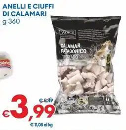 MD Discount WOFCO Anelli e ciuffi di calamari offerta
