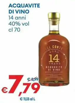 MD Discount Del Conte acquavite di vino offerta
