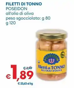 MD Discount Filetti di tonno POSEIDON offerta