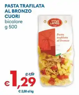 MD Discount Pasta trafilata al bronzo cuori offerta