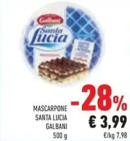 Conad Mascarpone santa lucia GALBANI offerta