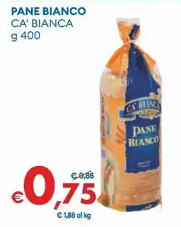 MD Discount Pane bianco CA' BIANCA offerta