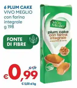 MD Discount 6 plum cake VIVO MEGLIO offerta