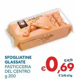 MD Discount Sfogliatine glassate PASTICCERIA DEL CENTRO offerta