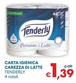 MD Discount Carta igienica carezza di latte TENDERLY offerta