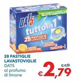MD Discount 28 pastiglie lavastoviglie DAT5 offerta