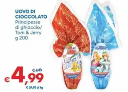 MD Discount UOVO DI CIOCCOLATO Principesse di ghiaccio/ Tom & Jerry offerta