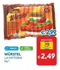 MD Discount Würstel LA FATTORIA offerta
