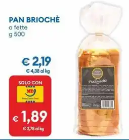 MD Discount Pan briochè a fette offerta