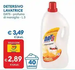 MD Discount Detersivo lavatrice DAT5 offerta