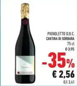 Conad Pignoletto d.o.c. cantina di sorbara offerta