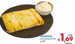 MD Discount Focaccia con stracchino offerta
