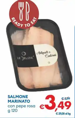 MD Discount Salmone marinato con pepe rosa offerta