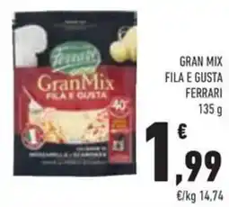 Conad Gran mix fila e gusta FERRARI offerta