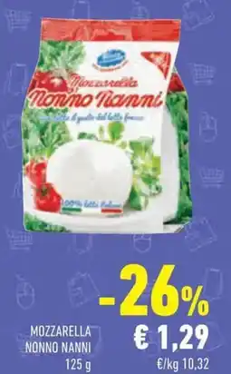 Conad Mozzarella NONNO NANNI offerta