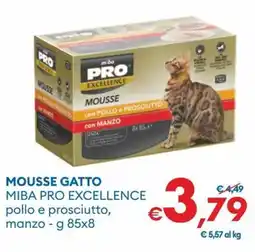 MD Discount Mousse gatto MIBA PRO EXCELLENCE offerta